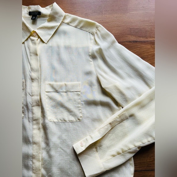 Anne Taylor Silk Gingham Blouse - Picture 3 of 3